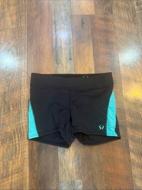 Hylete Women's Black & Teal swim Shorts S (4700)